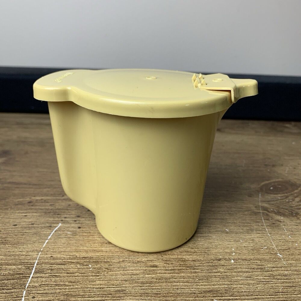 Vintage Tupperware Creamer With Fliptop Lid-Harvest Gold # 574-4 Replacement